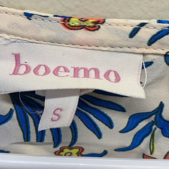 Anthropologie Boemo Bohemian V-neck Maxi Dress - size SM - Picture 4 of 8